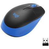 Logitech M190 USB schwarz/blau (kabellos)