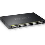 ZyXEL Switch 19" 50x GE GS2220-50HP 44Port+ 4xSFP/Rj45+