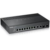 ZyXEL Switch 19" 10x GE GS2220-10 8 Port + 2x SFP/Rj45