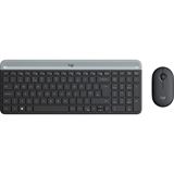 Logitech MK470 Slim Wireless Keyboard and Mouse Combo grau, USB, IT Layout (920-009196) Logitech MK470 Slim Wireless Keyboard and Mouse Combo grau, USB, IT Layout (920-009196)