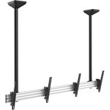 Equip Monitor Deckenhalter 2 Monitore 45"-55" silber&schwarz