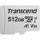 512GB Transcend microSD adapter UHS-I U3 A1