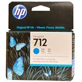 HP Tinte Cyan 3ED67A No.712