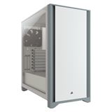 Corsair 4000D, Midi Tower, mit Sichtfenster, ohne Netzteil, weiss Corsair 4000D, Midi Tower, mit Sichtfenster, ohne Netzteil, weiss