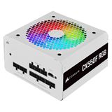 550 Watt Corsair CX-F RGB White Series CX550F RGB, ATX (CP-9020225-EU) 550 Watt Corsair CX-F RGB White Series CX550F RGB, ATX (CP-9020225-EU)