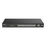 D-Link DGS-1100-26MPV2 26-Port PoE+ Gigabit Smart S