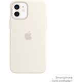 Apple Silikon Case mit MagSafe für iPhone 12 Mini weiß Apple Silikon Case mit MagSafe für iPhone 12 Mini weiß