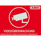 ABUS Warnaufkleber Videoüberwachung - 74 x 52,5 mm (AU1421 ) ABUS Warnaufkleber Videoüberwachung - 74 x 52,5 mm (AU1421 )
