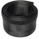 (&euro;5,45*/1m) Digitus 2.00m Kabelschlauch 18mm Schwarz