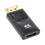 InLine DisplayPort Adapter, DisplayPort Stecker auf HDMI Buchse,