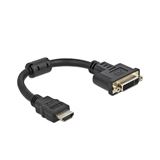 Delock Adapter HDMI Stecker zu DVI 24+5 Buchse 4K 30 Hz 20 cm Delock Adapter HDMI Stecker zu DVI 24+5 Buchse 4K 30 Hz 20 cm