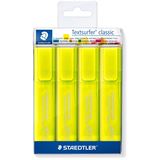 Staedtler Textmarker Textsurfer clas 4St gelb