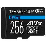 256GB TeamGroup ELITE R90/W45 microSDXC Kit, UHS-I U3, A1, Class 10 256GB TeamGroup ELITE R90/W45 microSDXC Kit, UHS-I U3, A1, Class 10