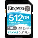 512GB Kingston Canvas Go! Plus - Flash-Speicherkarte SDXC UHS-I 512GB Kingston Canvas Go! Plus - Flash-Speicherkarte SDXC UHS-I
