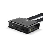 Lindy 2 Port HDMI 18G, USB Type C, USB 2.0 & Audio