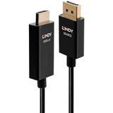 Lindy HDMI Adapter HDMI Typ A Stecker auf Displayport Stecker Schwarz Lindy HDMI Adapter HDMI Typ A Stecker auf Displayport Stecker Schwarz
