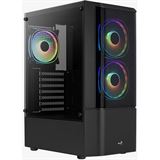 AeroCool Quantum V3 mit Sichtfenster Midi Tower schwarz