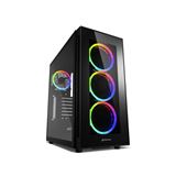 Sharkoon TG5 RGB Silent PCGH Edition Midi Tower ohne Netzteil schwarz Sharkoon TG5 RGB Silent PCGH Edition Midi Tower ohne Netzteil schwarz