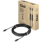 Club3D USB 3.2 Typ C Anschlusskabel<> Typ C aktiv 5m St/St Club3D USB 3.2 Typ C Anschlusskabel<> Typ C aktiv 5m St/St