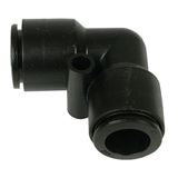 Aquatuning 10mm L Steckverbinder - schwarz