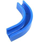 Aquatuning Winkelclip 90&deg; f&uuml;r 10/8mm Schlauch - blau -