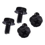 Aquatuning Schraube UNC 6-32 x 6 Kreuz f&uuml;r D-RAM Cooler X2 (4xSt&uuml;ck) - black nickel