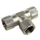 Aquatuning T-St&uuml;ck - Innengewinde G1/4 - kompakt -