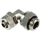Aquatuning 8/6mm (6x1mm) Anschraubt&uuml;lle G1/4 90&deg; drehbar