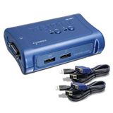 Trendnet KVM 2-Port DVI USB Switch mit Audio USB 2.0 Hub