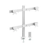 InLine Alumium Monitor-Tischhalterung für 4 Monitore bis InLine Alumium Monitor-Tischhalterung für 4 Monitore bis