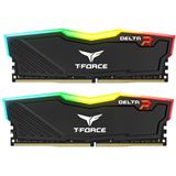 32GB TeamGroup T-Force Delta RGB schwarz DDR4-3200 DIMM CL16 Dual Kit 32GB TeamGroup T-Force Delta RGB schwarz DDR4-3200 DIMM CL16 Dual Kit