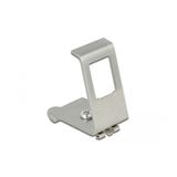Delock Keystone Metall Halterung 1 Port f&uuml;r Hutschienen