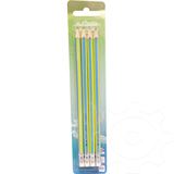 Herlitz Bleistifte 4 St&uuml;ck HB Greenline Holz Blister