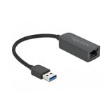 Delock Adapter USB Typ-A Stecker zu 2,5 Gigabit LAN kompakt Delock Adapter USB Typ-A Stecker zu 2,5 Gigabit LAN kompakt