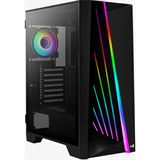 AeroCool Mirage mit Sichtfenster Midi Tower ohne Netzteil schwarz AeroCool Mirage mit Sichtfenster Midi Tower ohne Netzteil schwarz