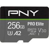 256GB PNY Micro SD Card PRO Elite XC Class 10 UHS-I U3 A2 V30 + SD 256GB PNY Micro SD Card PRO Elite XC Class 10 UHS-I U3 A2 V30 + SD