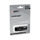 512GB Emtec USB-Stick B110 USB 3.2 Click Easy Black