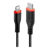 2.00m Lindy verst&auml;rktes USB Typ C an Lightning Ladekabel