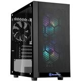 SilverStone PS15 Pro Micro-ATX Gehäuse, ARGB, Tempered Glass - SilverStone PS15 Pro Micro-ATX Gehäuse, ARGB, Tempered Glass -