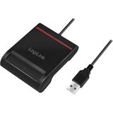 LogiLink Smart-ID Kartenleser USB2.0 schwarz