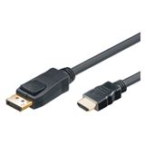 (€2,78*/1m) 5.00m mcab HDMI Anschlusskabel Displayport Stecker