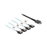1.00m Delock Kabel OCuLink SFF-8611 > 4 x SATA 7 Pin Metall 1.00m Delock Kabel OCuLink SFF-8611 > 4 x SATA 7 Pin Metall