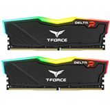 32GB TeamGroup T-Force Delta RGB schwarz DDR4-3600 DIMM CL18 Dual Kit