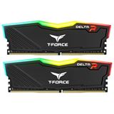 16GB TeamGroup Delta RGB schwarz DDR4-3600 DIMM CL18 Dual Kit