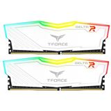 16GB TeamGroup T-Force Delta RGB wei&szlig; DDR4-3600 DIMM CL18 Dual