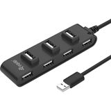 Equip USB-Hub USB 2.0 St -> 7x USB Bu 0.15cm 480Mbps schwarz Equip USB-Hub USB 2.0 St -> 7x USB Bu 0.15cm 480Mbps schwarz