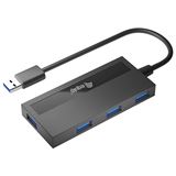 Equip USB-Hub USB 3.0 mit USB-C Adapter 4 Port schwarz