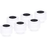 Alphacool Eiszapfen PRO 13mm HardTube Fitting G1/4 - Sixpack, weiss Alphacool Eiszapfen PRO 13mm HardTube Fitting G1/4 - Sixpack, weiss
