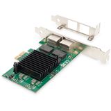 Digitus Dual Gigabit Ethernet PCI Express Karte, 2-Port