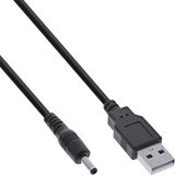 (&euro;3,90*/1m) 1.00m InLine USB Stromadapterkabel USB A Stecker auf